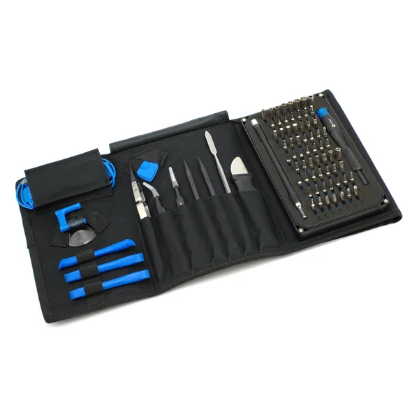 iFixit Pro Tech Toolkit opened to show its screwdriver bits and tools